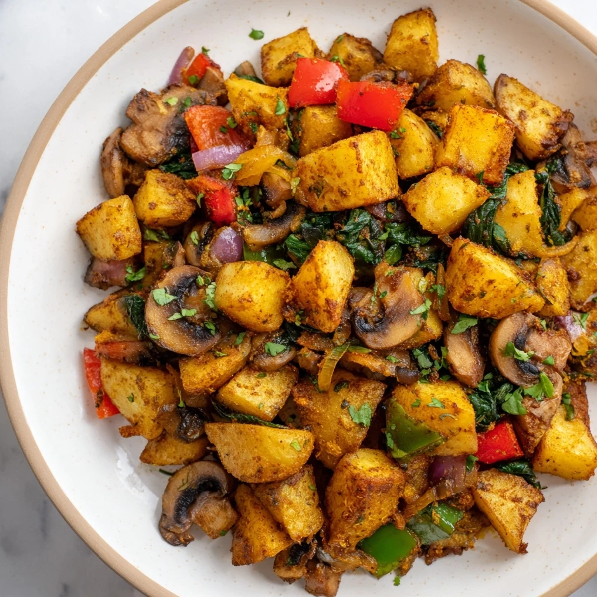 Hearty Flavorful Vegan Breakfast Hash