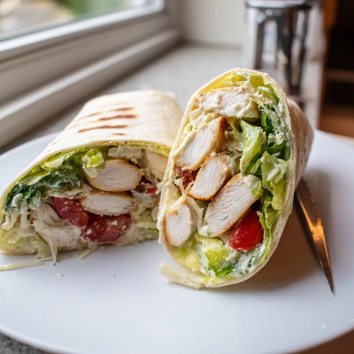 Chicken Caesar Wraps
