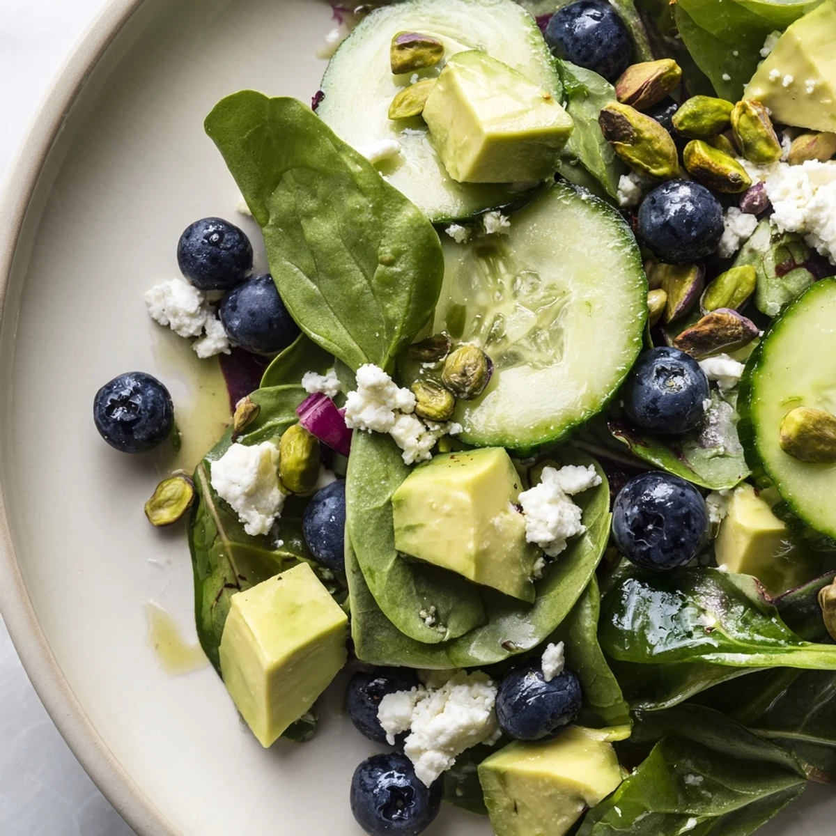 Blueberry Pistachio Spring Salad