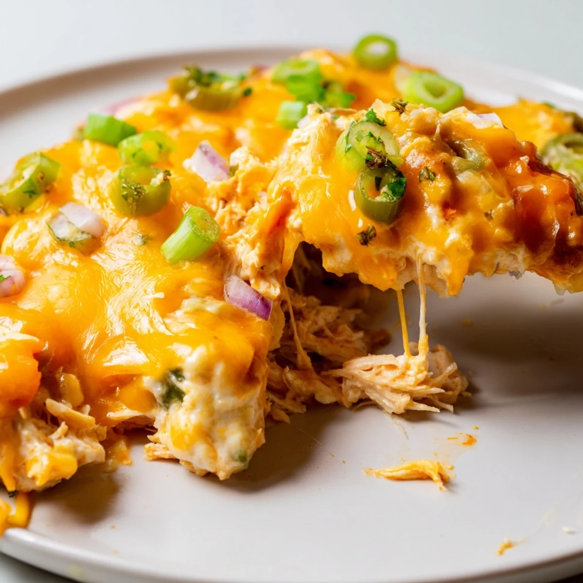 Jalapeno Buffalo Chicken Casserole