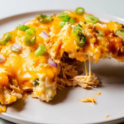 Jalapeno Buffalo Chicken Casserole
